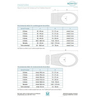 MEWATEC Dusch-WC Aufsatz D300 2.0