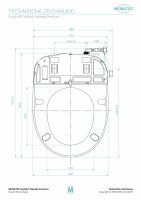 MEWATEC Dusch-WC Aufsatz Nevada Premium N200