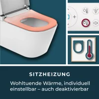 MEWATEC | Florence edge | Entkalkungsfunktion | Sitzheizung | Vortexspülung