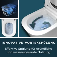 MEWATEC | Florence edge | Entkalkungsfunktion | Sitzheizung | Vortexspülung