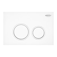 MEWATEC Dusch-WC Komplettanlage Florence Pro wandhängend, spülrandlos - F120W | Kunststoff | rund | matt | weiß