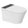 MEWATEC Dusch-WC Komplettset Florence Pro F2000 mit Betätigungsplatte F140B | Kunststoff | eckig | matt | schwarz