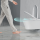 MEWATEC Dusch-WC Komplettset Florence Pro F2000 mit Betätigungsplatte F140B | Kunststoff | eckig | matt | schwarz