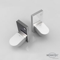 MEWATEC Sanitärmodul MagicWall© 2.0 LED für wandhängende Keramiken | schwarz MW200B