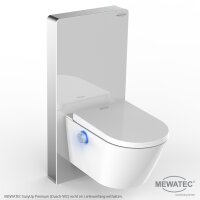 MEWATEC Sanitärmodul MagicWall 2.0 LED  touch für wandhängende Keramiken | weiß MW220W