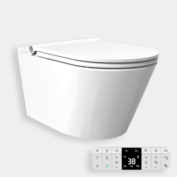 MEWATEC | EasyUp 2.0 Premium | Entkalkungsfunktion | Sitzheizung | Vortexspülung