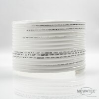 Installationsschlauch 1/4 Zoll Meterware weiß