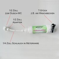 MEWATEC Dusch-WC Kalkschutzfilter MF 100 - 2-Jahresvorrat (8 Stück)