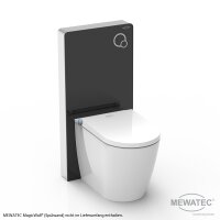 MEWATEC Memphis Premium Dusch WC Komplettanlage bodenstehend, spülrandlos