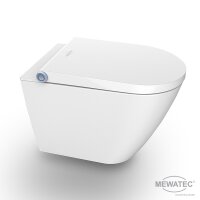 MEWATEC Memphis Premium Dusch WC Komplettanlage bodenstehend, spülrandlos