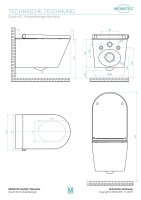 MEWATEC Dusch-WC Komplettanlage Memphis Premium | wandhängend