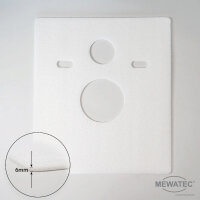 MEWATEC | EasyUp Basic | Edelstahlduscharm | Soft-Close