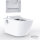 MEWATEC EasyUp Premium Dusch WC Komplettanlage wandhängend,spülrandlos - mit 4 Kalkschutzfiltern