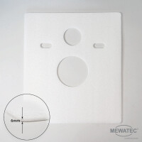 MEWATEC EasyUp Premium Dusch WC Komplettanlage wandhängend, spülrandlos - mit 8 Kalkschutzfiltern