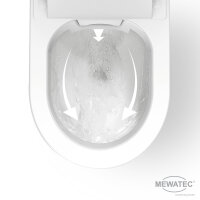 MEWATEC Dusch-WC Komplettanlage Memphis Basic | wandhängend