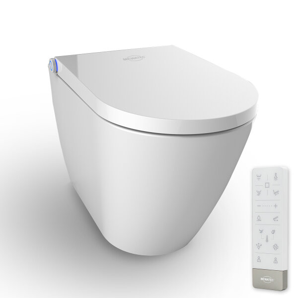 MEWATEC Dusch-WC Komplettanlage Memphis Premium | bodenstehend | 4 Filter