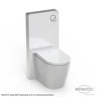 MEWATEC Dusch-WC Komplettanlage Memphis Premium | bodenstehend | 4 Filter
