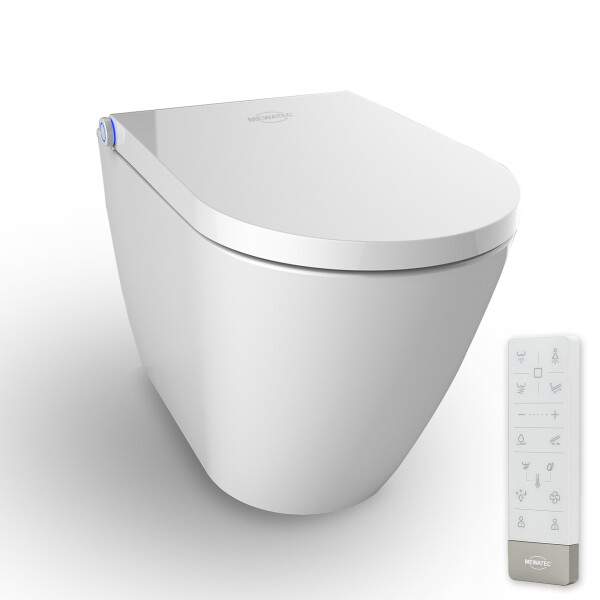 MEWATEC Dusch-WC Komplettanlage Memphis Premium | bodenstehend | 8 Filter