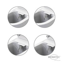 MEWATEC Dusch-WC Komplettanlage Memphis Premium | bodenstehend | 8 Filter
