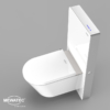 MEWATEC MagicWall touch Spuelkasten Spuelwand weiss Touch Sensor Memphis Dushlet Dusch-WC Komplettanlage